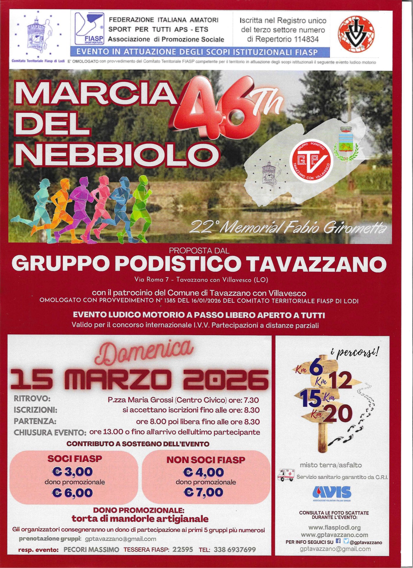 Marcia Del Nebbiolo 15 marzo 2026